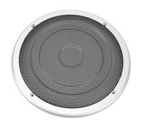 Akozon Protector de Rejilla de Altavoz para Coche, RV - Parrilla de Altavoz de 8 Pulgadas Decorativa Redonda Negra con Parrilla de Malla de