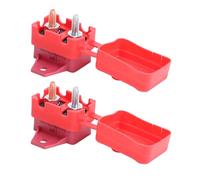 Akozon Protector de Sobrecarga de Perno de Disyuntor de Reinicio Automático para Coches, Barcos, Yates, Equipos Electromecánicos, 2 uds. (10A)