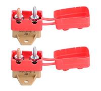 Akozon Protector de Sobrecarga de Perno de Disyuntor de Reinicio Automático para Coches, Barcos, Yates, Equipos Electromecánicos, 2 uds. (5A)