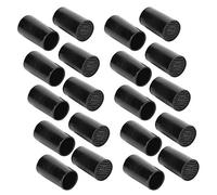 Akozon Protectores de Talón y Almohadillas de Suela Silenciosos para Zapatos de Tacón Alto Redondos Negros Duraderos, Grifos de Repuesto para Reducción de Ruido, Accesorios de