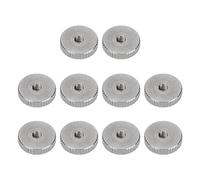 Akozon Pulgar con Mochila Redonda, Tuerca 304 Conector Plano de Acero Inoxidable Localización de Nueces Ajuste Ajuste a Través del Orificio Tuerca Apriete la Mano (M3)