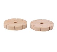 Akozon Pulsera de Bricolaje Redondo de Bricolaje de Madera de Cordón de Cordón de Akozon 2pcs Traiga Placa y Herramientas de Tablero de Tejido para Entusiastas de la Artesanía