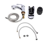 Akozon Pulverizador Extraíble, Válvula de Cerámica de Acero Inoxidable, Grifo de Cocina para Vehículos Recreativos, Remolques, Yates