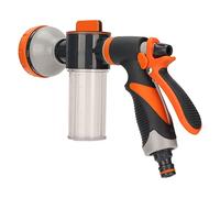 Akozon Pulverizador Multifuncional de Espuma para Jardín de Alta Presión con 8 Modos de Pulverización Ajustables para Tareas Eficientes de Riego y Limpieza (Gatillo trasero)