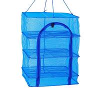 Akozon Red de secado para pescado, rejilla de malla plegable para secadora plegable, hierbas secas, verduras, frutas