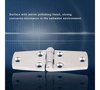 Akozon Reemplazo de Bisagra de Puerta Empotrada de Escotilla de Acero Inoxidable para Puerta de Cabina de Barco Marino (102 * 38)