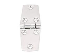 Akozon Reemplazo de Bisagra Empotrada para Puerta de Cabina de Acero sin Uso Marino, 76x38mm, Pestillo Resistente Al Agua Salada para Barcos, Escotillas y Compartimentos (102 * 38)