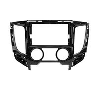 Akozon Reemplazo de Fascia de Radio Estéreo para Automóvil 2DIN Premium L200 2015-2019 CA Manual - Panel de Navegación sin Costuras Embellecedor Estética Mejorada del Tablero