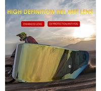 Akozon Reemplazo de Lente de Visera de Protección de Motocicleta para LS2 FF320 328 353 800 Escudo de Moda Antiarañazos y Antivaho