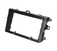 Akozon Reemplazo del Bisel de la Radio del Abs del Panel de la Fascia Estéreo del Coche de 9 Pulgadas 2Din para la Actualización del Ajuste 2006-2013