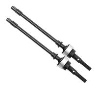 Akozon Reemplazo del Eje de Transmisión Delantero Cvd de Acero para Axial Scx10 1:10, Coche Trepador, Eje de Transmisión a Prueba de Herrumbre, Actualización de Piezas de Coche RC (Silver)