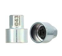 Akozon Reemplazo del Zócalo de la Tuerca del Robo de la Llave de Bloqueo de la Rueda 1 3 5 6 7Series X1 X2 X3 X4 X5 X6 Z4 (#13)