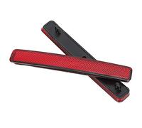Akozon Reflector de Parachoques, 1 par Luz Reflectora para Vehículo Rojo para T5 2003-2011, OEM 7E0945105 7E0945106, Alta Brillantez, Mejora la Seguridad en la Conducción