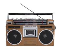 Akozon Registradora de Cinta de Reproductor de Cassette Portátil de con Radio FM MW Sw, Cassette USB Al Convertidor Mp3 - Mejora del Sonido Retro para Uso en el Hogar y Al Aire Libre (Enchufe de