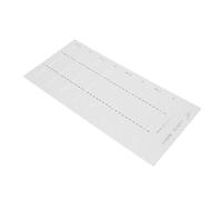 Akozon Regla de Acolchado de Cabina de Troncos de 10 Pulgadas Conjunto Acrílico Transparente para la Costura sin Costura y la Elaboración Perfecta para Entusiastas del Acolchado