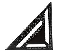 Akozon Regla Triangular de Aluminio de 12 pulgadas: Herramienta de Medición Multiusos para Ingenieros, Centros y Proyectos de Bricolaje