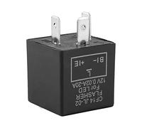 Akozon Relé Intermitente LED, 12 V, 3 Pines, Indicador de Señal de Ajustable, Intermitente para Coches y Bicicletas