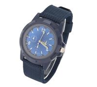 Akozon Reloj de Pulsera Analógico Electrónico con Correa de Nailon Negro (Azul)