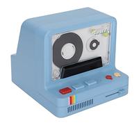 Akozon Reproductor de Casete Cinta Estéreo Portátil con Diseño Retro, Compatible con, AUX y Tarjeta de Memoria para una Experiencia Auditiva Mejorada (Blue)