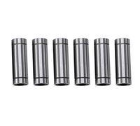 Akozon rodamiento de movimiento lineal 6pcs LM8LUU rodamiento de bolas de movimiento lineal largo para 8mm Rod 3D impresora CNC Parts