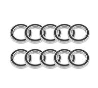 Akozon Rodamientos de Bolas 10pcs 6805-2RS Rodamientos de Bolas de caucho sellado profundo Rodamientos de Bolas de caucho sellado de ranura profunda 25mm * 37mm * 7mm