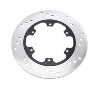 Akozon Rotor de Disco de Freno Trasero de Motocicleta, Reemplazo de Placa de Rotor de Disco de Freno de Acero Inoxidable de 231mm para Pulsar N160