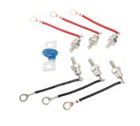 Akozon RSK1001 Diodo Kit Rectificador 25A Módulo de Rectificador del Generador con 3 Diodos Positivos y 3 Negativos de 8 Cm para Gasets de Generador Universal