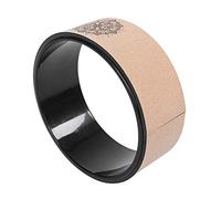 Akozon Rueda de Yoga para Estiramientos y Flexiones hacia Atrás, Material TPE de Alta Densidad, Antideslizante para Yoga, Pilates y Fitness en el Hogar, del Cuello del Hombro, Herramienta de