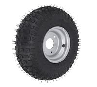 Akozon Rueda Fuera de la Carretera 145x70-6 6 Pulgadas 3 Pernos Neumáticos a Prueba de Explosión sin Deslizamiento con Cubo para Bicicleta ATV Quad Go Kart