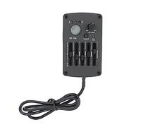 Akozon SE? 5n 5 Bandas EQ Equ Equalize Cickup Sintonizador para Guitarra Acústica - Accesorio de 3 en 1 o con Pantalla LED, Controles Ajustables y Pastilla Piezo