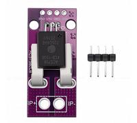 Akozon Sensor de Módulo de Corriente de Efecto Hall 50A, Sensor Lineal de Módulo de Corriente de Efecto Hall ACS758LCB 50B para Monitoreo de Energía