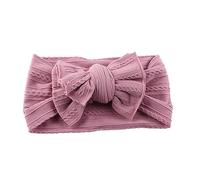 Akozon Set de la Proa del Cabello para Bebés 6pcs - Bandas de Cabello Infantil Suave en Rosa, Azul, Púrpura y Más - Lindo Accesorio de Fotos para Recién Nacidos