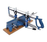 Akozon Sierra Manual de Inglete de Precisión Manual de hierro: Herramienta de Entrada en C y Carpintería de ángulo Versátil para Cortes Precisos