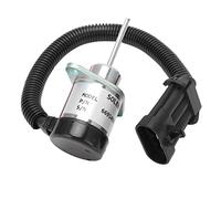 Akozon Solenoide de Parada de Motor Diésel Válvula de Cierre de Bomba de de 12 V CC Oem 6691498 para 1G925 60011 1503Es 12A5Uc4S, Construcción de Aleación Resistente a la Corrosión y Alta