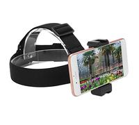 Akozon Soporte Correa para La Cabeza De La Cámara, Soporte para La Cabeza De Selfie, Soporte para Correa de Cabeza, Kit de la Diadema con Soporte de Clip para teléfono