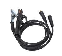 Akozon Soporte de Electrodos de Soldadura, Accesorios de Repuesto de Abrazadera de Tierra para Máquina de Hierro y Latón, 200A, con Cable de 1,5 Metros