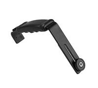 Akozon Soporte de Expansión de Soporte en L de Mano para Mobile para 4 de Zapata Dobles Suaves para Micrófono y Luces, Riel Guía Ajustable, Agarre Cómodo