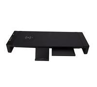 Akozon Soporte de Monitor de Computadora USB3.0 Organizador de Escritorio de Carga de Carga Inalámbrica para PC Portátil