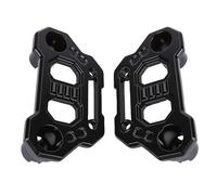 Akozon Soporte de Montaje de capó de Barra de Luz LED, Soporte de Cápsula de Luz Antiniebla de Pilar de Aleación de Aluminio Sólido para JL JLU JT 2018-2025