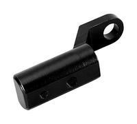 Akozon Soporte de Montaje de Extensión de Base de Espejo Retrovisor Premium, Ganchos, Soporte para Motocicletas y Bicicletas, Color Negro (Black)