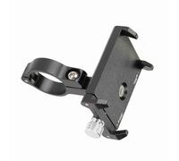 Akozon Soporte de Teléfono de Bicicleta Ajustable de Aleación de Aluminio, Soporte de Montaje de Teléfono de Bicicleta, de Clip de Manillar de de de Ajustable de Aleación de Aluminio (Black)