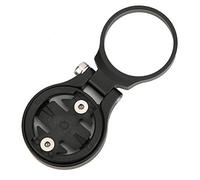 Akozon Soporte GPS Velo, Soporte de Extensión para Ordenador de Bicicleta Garmin, Accesorio de Soporte Ajustable, Odómetro de Ciclismo de Aleación de Aluminio (Negro)
