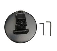 Akozon Soporte Magnético Ajustable de 180 Grados para Antena de Radio de Coche - Base de 10 Cm para Tipos de Conectores SL 16 y N