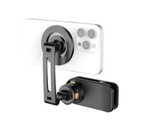 Akozon Soporte Magnético para Teléfono con Cámara Deportiva y Correa para Mochila de Liberación Rápida, ángulo Ajustable, Material ABS Negro Estable y Seguro (Tipo 2)