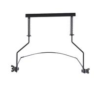 Akozon Soporte para Armónica de 10 Orificios, Metal Ajustable Duradero, Soporte para Cuello de Armónica de 10 Orificios, Accesorio de, Marco de Metal, Distancia Ajustable, Tubos Suaves, Sujeción