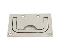 Akozon Soporte para Asta de Bandera con Ventosa 180 Grados | Manija de elevación al ras de acero inoxidable marino para barco RV