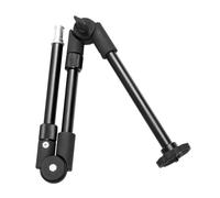 Akozon Soporte para Cámara con Brazo de Fricción - Brazo de Fricción Articulado 3 Secciones Soporte para Cámara de 360 Grados de con Tornillo de 1/4 de Pulgada Luz de Relleno para Teléfono -