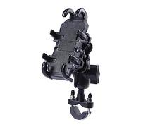 Akozon Soporte para Teléfono de Motocicleta, Soporte Giratorio Ajustable de 360 ° para Teléfono de Bicicleta, para con Espejo Retrovisor de Motocicleta (Estilo del Manillar)