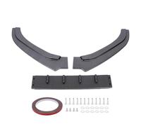 Akozon Spoiler de Labios de Parachoques Delantero 3 Secciones Bumper Lip Bin Difuser Difuser Protector Body Body Kit para 6C 2015-2018 Actualización de Carreras (Estilo de Fibra de Carbono)