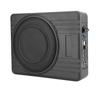 Akozon Subwoofer Debajo del Asiento, estéreo para automóvil 10inch 12V 800W Slim Audio Bass Speaker Clear Sound para la modificación del Coche Sub-No Lost Space